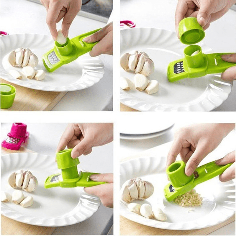 Mini Garlic Crusher Press Grater Peeler Grinder Tools Gadgets for Kitchen  Accessories Vegetable Cutter Home Garlic Chopper