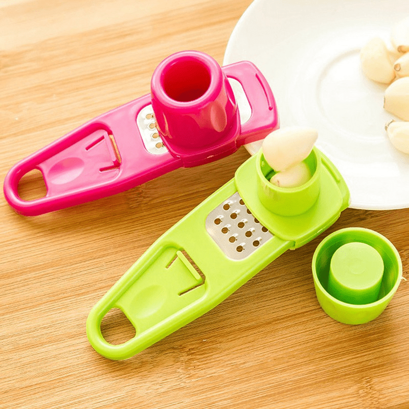 Mini Garlic Crusher Press Grater Peeler Grinder Tools Gadgets for