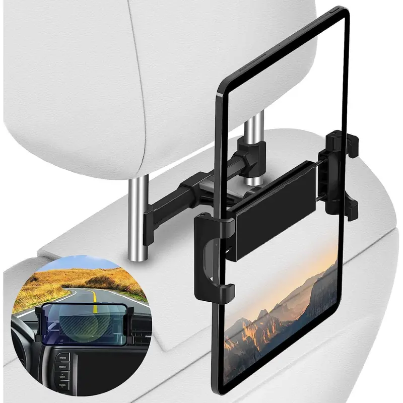 Car Headrest Mount Tablet Headrest Holder Stand Cradle - Temu