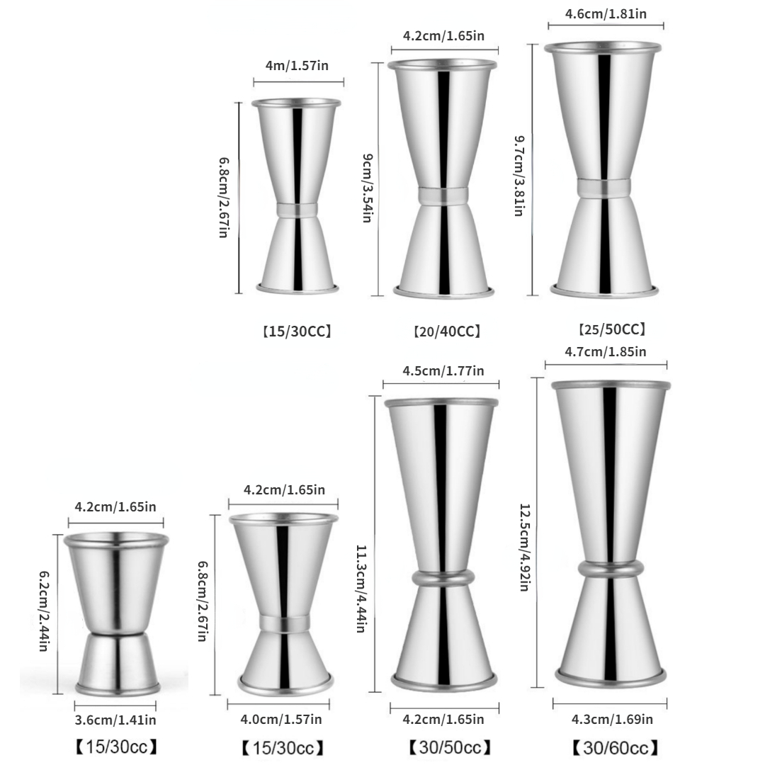 Stainless Steel Measuring Cup - Double-headed Measuring Cup 30