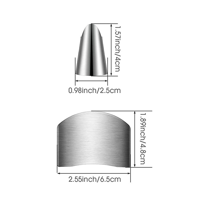 1pc Proteggi Dita In Acciaio Inossidabile Tagliare - Temu Italy