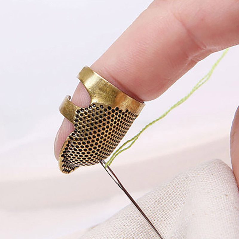 Household Retro Sewing Thimble Device Sewing Finger - Temu