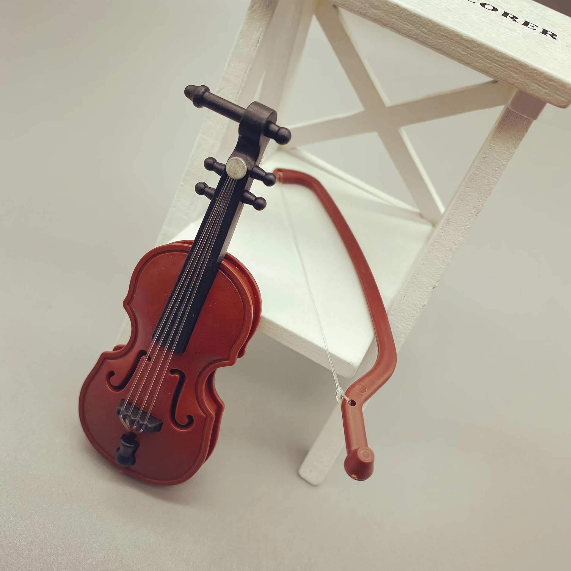 Miniature deals toy violin