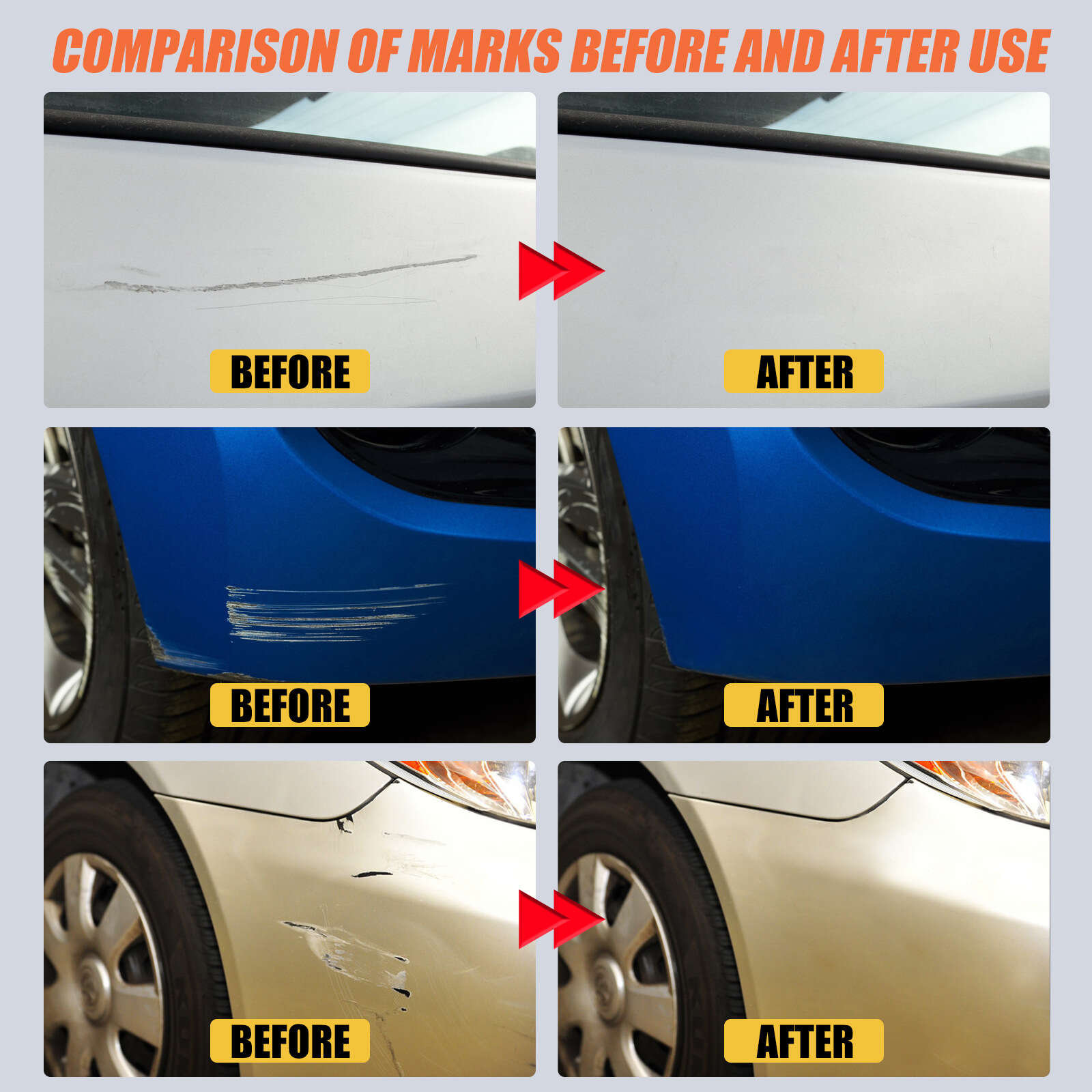 Car Paint Scratch Repair Agent Polishing to Remove Scratches