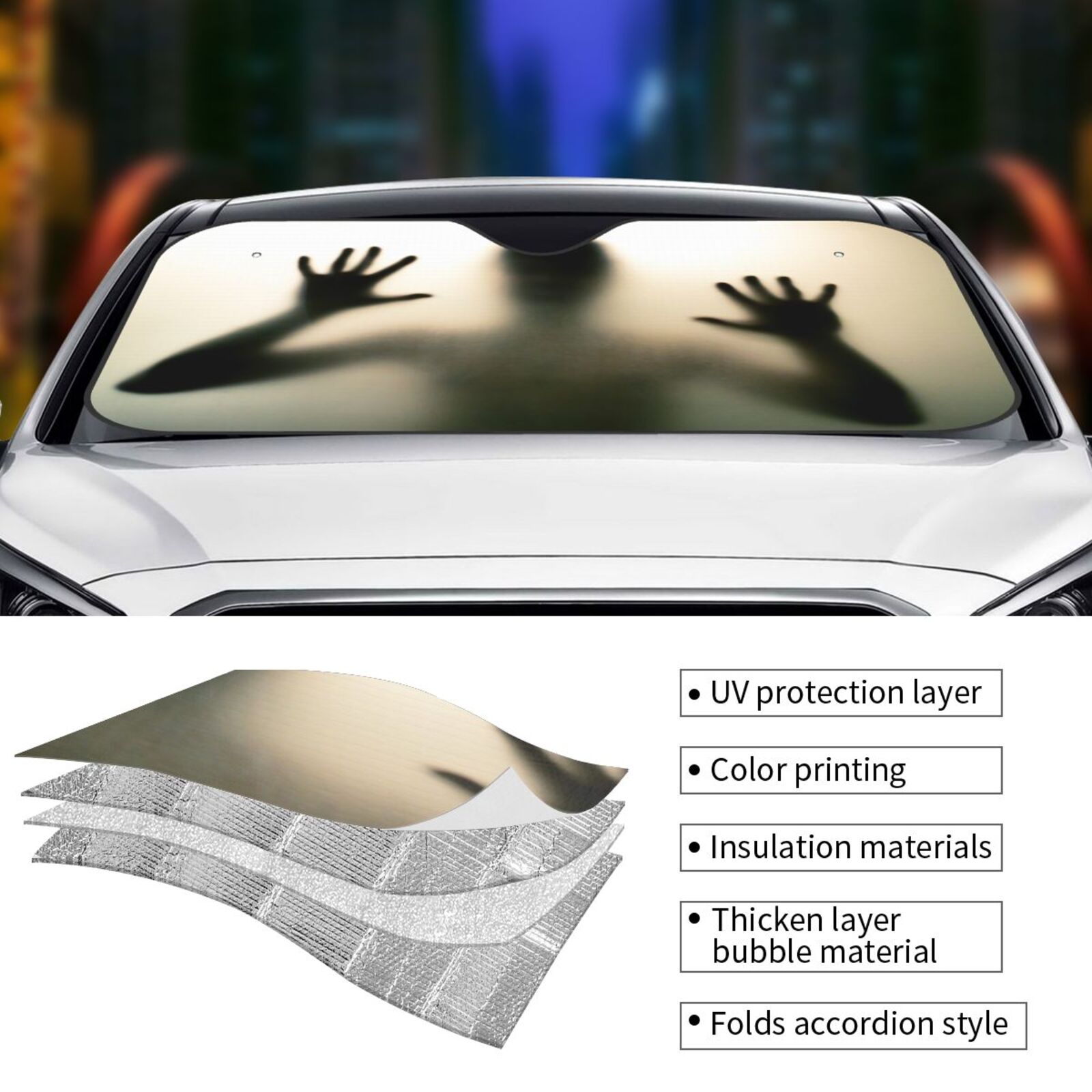 Sonnenschutz Frontscheibe Auto Windschutzscheibe UV Reflekor