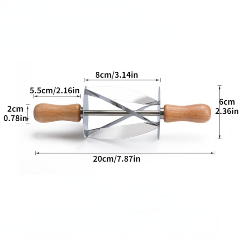 Croissant Cutter Roller Plastic Handle Rolling Cutter For - Temu United  Arab Emirates