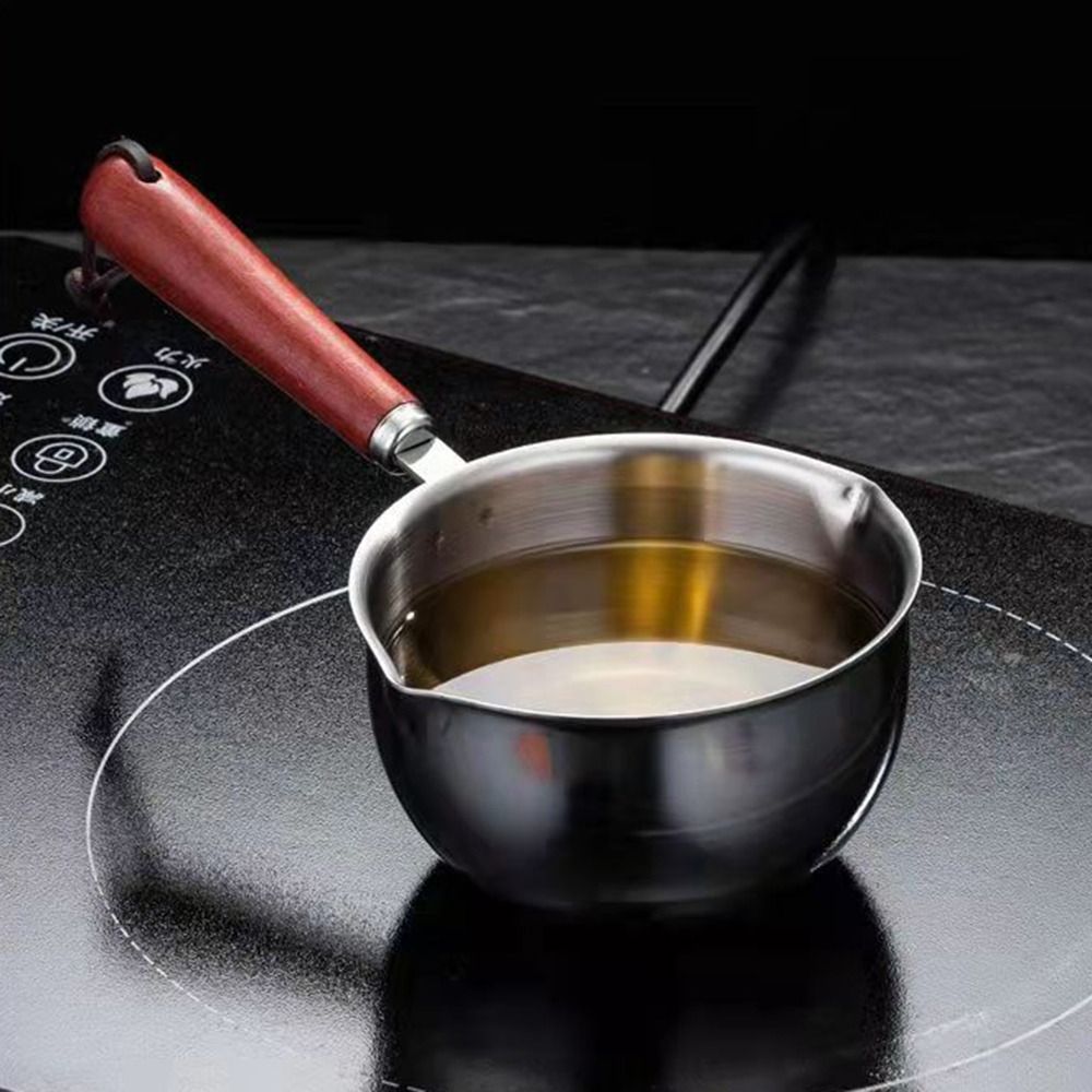 150ml Mini Stainless Steel Sauce Pan with Dual Pour Spout for