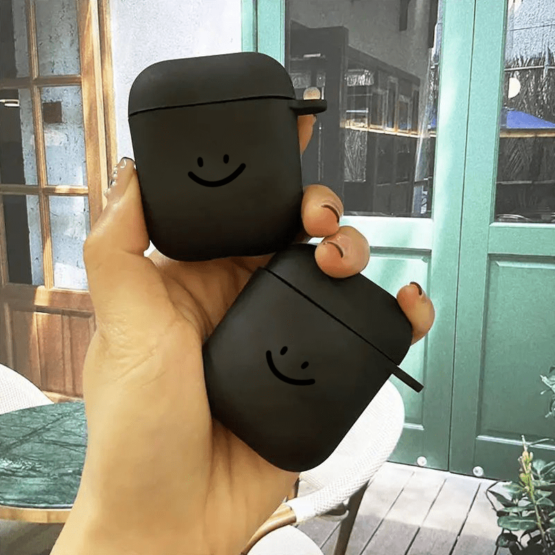 

Smiling Face Graphic Earphone Case For Apple Airpods1/2, Airpods3, Airpods Pro, Airpods Pro (2nd Generation) Good Quality And Durable Protective Earphone Case As A Nice Small Gift For Man/woman