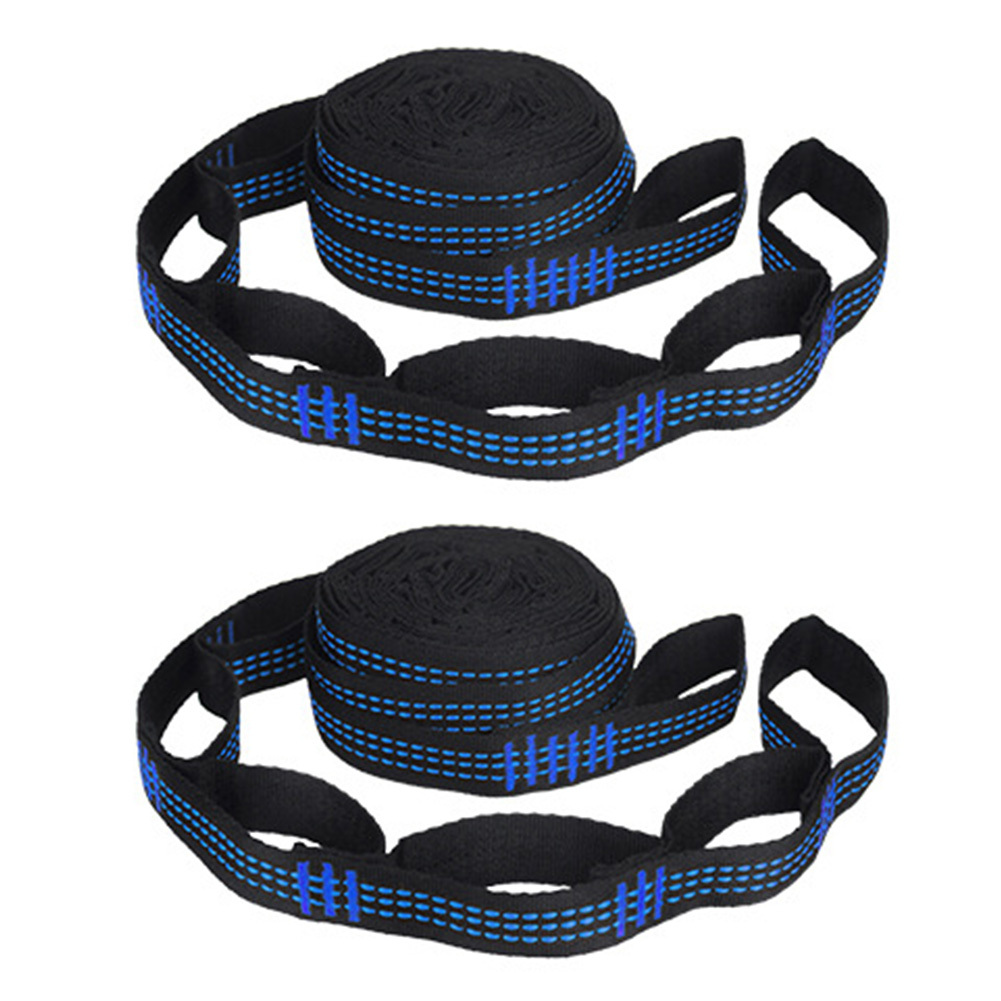 2pcs 2m Hammock Strap Outdoor Camping Hammock Garden Swing Straps Rope