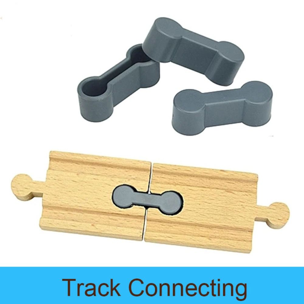 wooden train track connectors