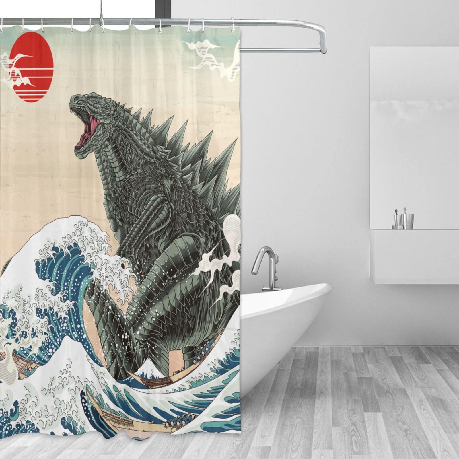 5 Pieces Anime Bathroom Sets with Shower Curtain Non-Slip Bath Rugs Toilet  Lid Cover and Bath Mat Hand Towel Waterproof Durable Shower Curtain  70.8x70.8 Inch : Amazon.ca: Home