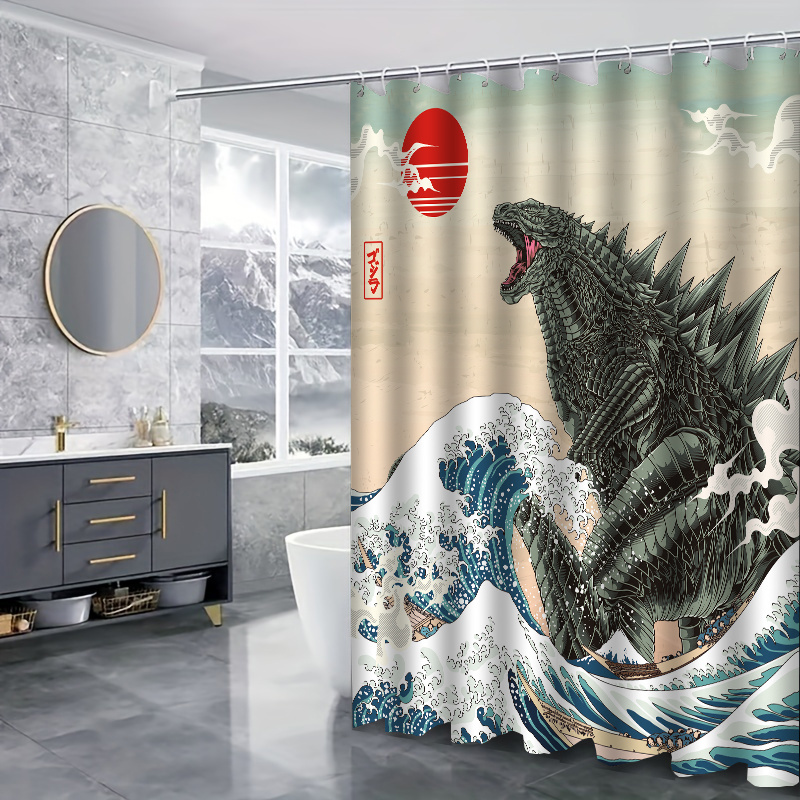 Cartoon Anime Dragon Goku Print Waterproof Shower Curtain or Bathroom set |  eBay