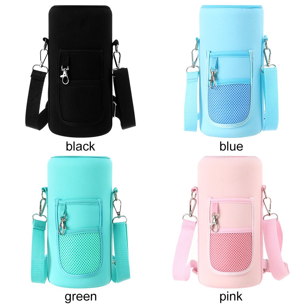 1pc Pink Crossbody Outdoor Sports Water Bottle Bag With Insulation, Durable  Fabric, Multi-functional Pocket Cup Holder For 0.5 Gallon Bottle