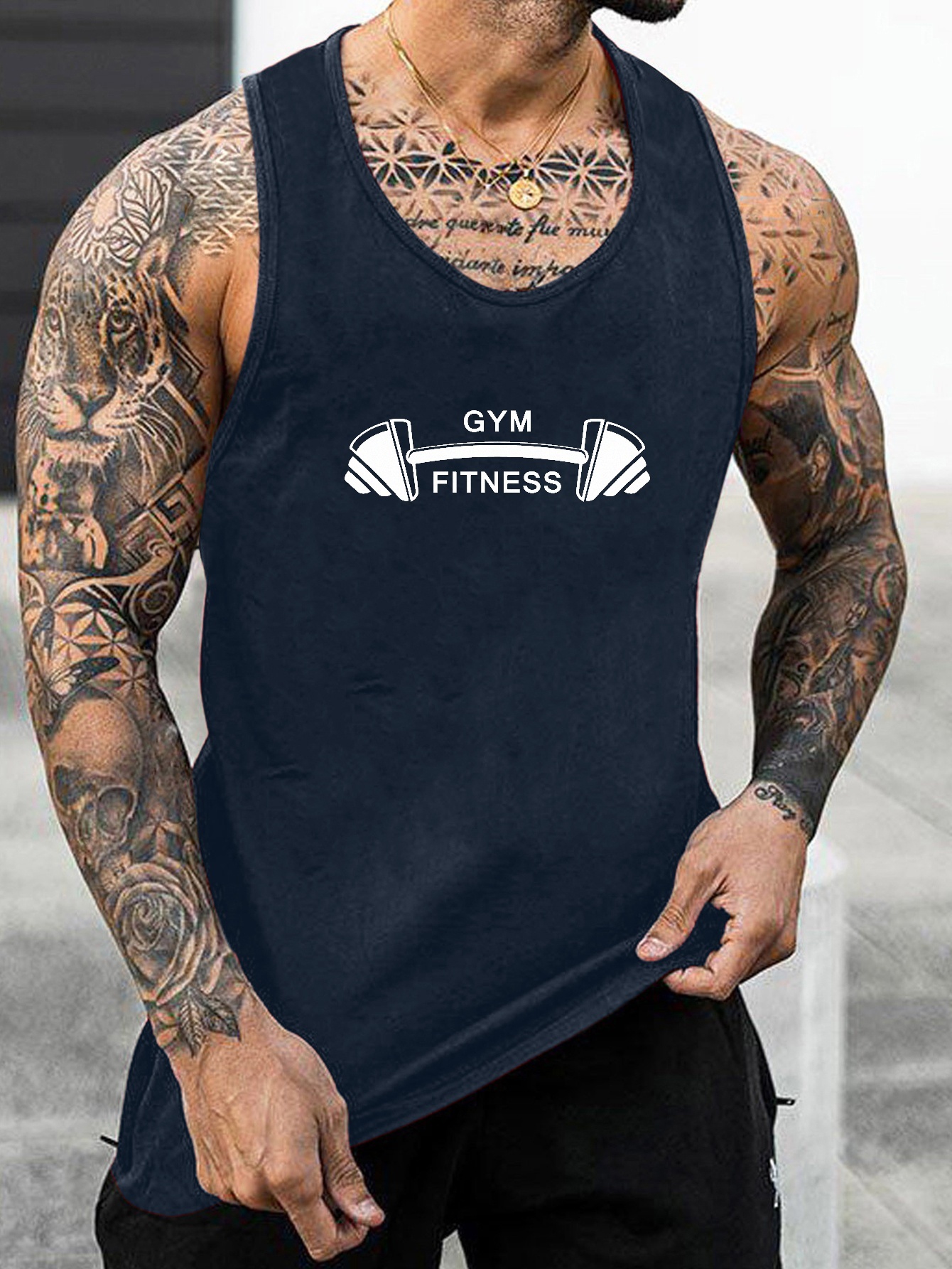 Stretch Compression Tank Shirt Men Seamless Fitness Body - Temu