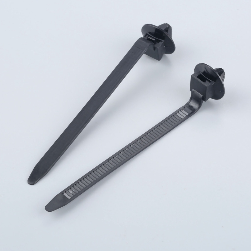 20pcs Car Nylon Tie Wrap Cable Fixed Fasteners Clips Black Car Cable Fastening Zip Strap For All Fastener