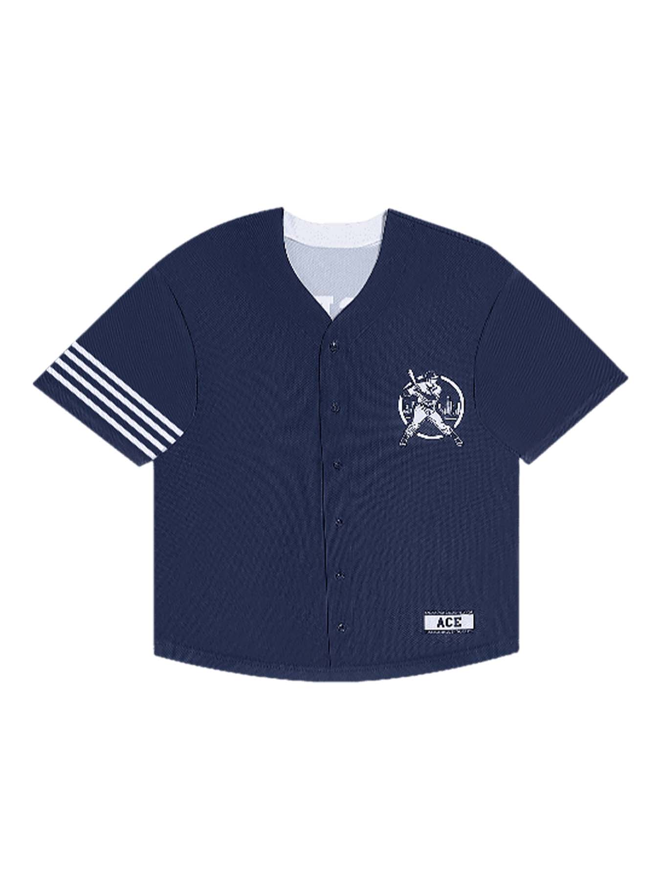Men's Hip Hop Style Color Block #23 Baseball Jersey, Retro Baseball Shirt, Slightly Stretch Breathable Embroidery Button Up Sports Uniform for