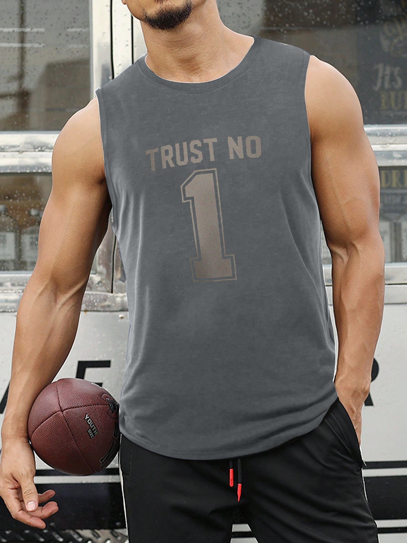 Camiseta Deportiva Sin Mangas Hombre Camiseta Tirantes - Temu