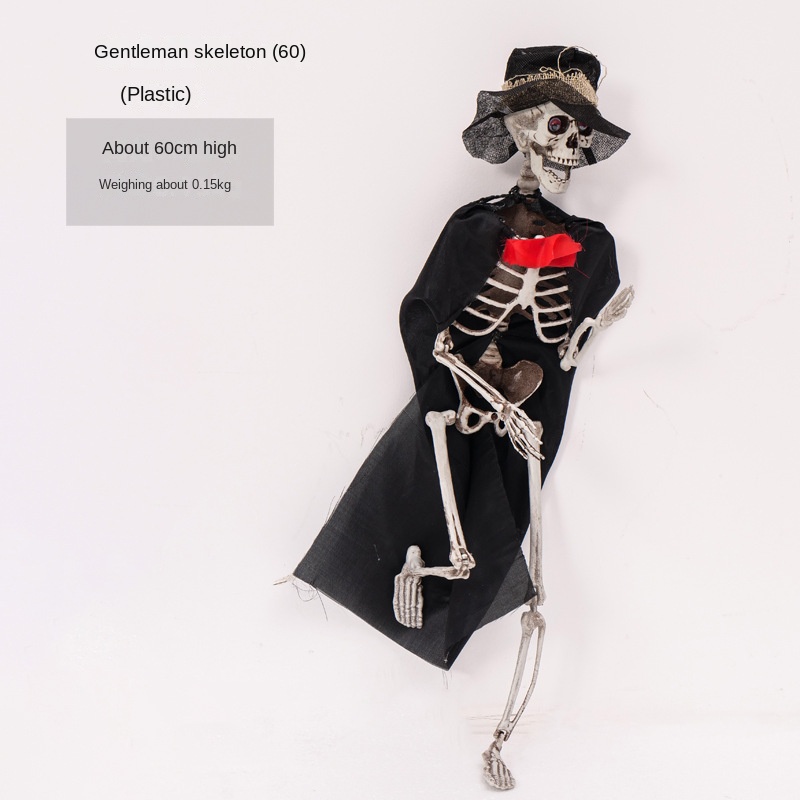 Started dressing up our skeletons for our Pirate themed Halloween