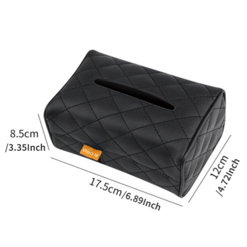 Car Tissue Cover Universal Pu Car Tissue Box Leather Toilet - Temu United  Kingdom