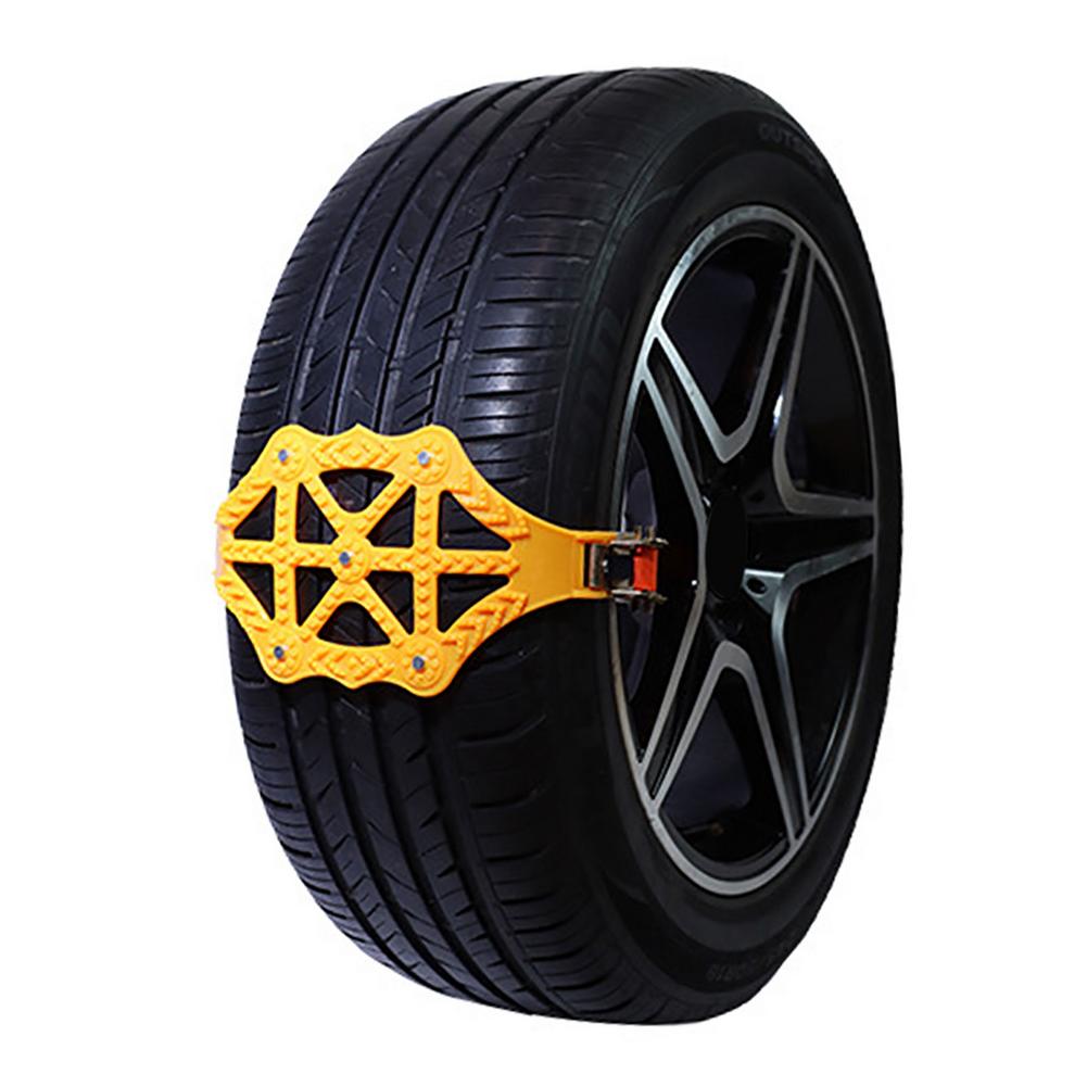 Universal Snow Chains For Car Van Adjustable Emergency Anti Skid Tire Chains