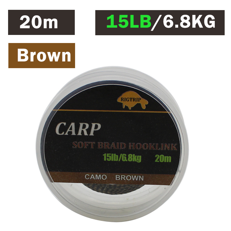 Carp Fishing Line Soft Hook Link 8 strand Uncoated Braided - Temu