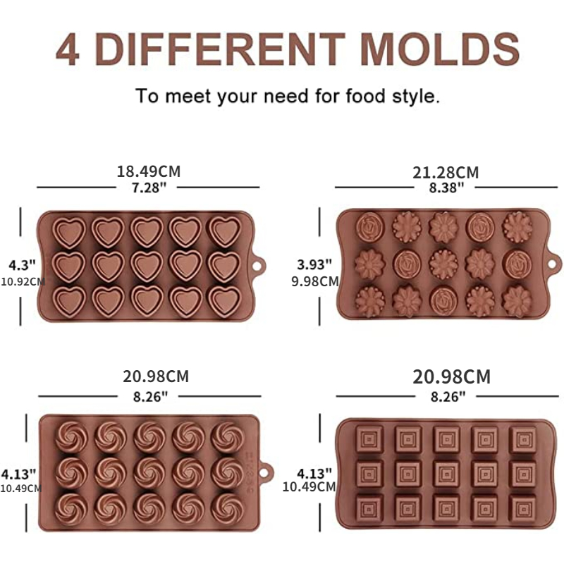 Silicone Molds Chocolate Cake Molds Food Grade Non stick - Temu