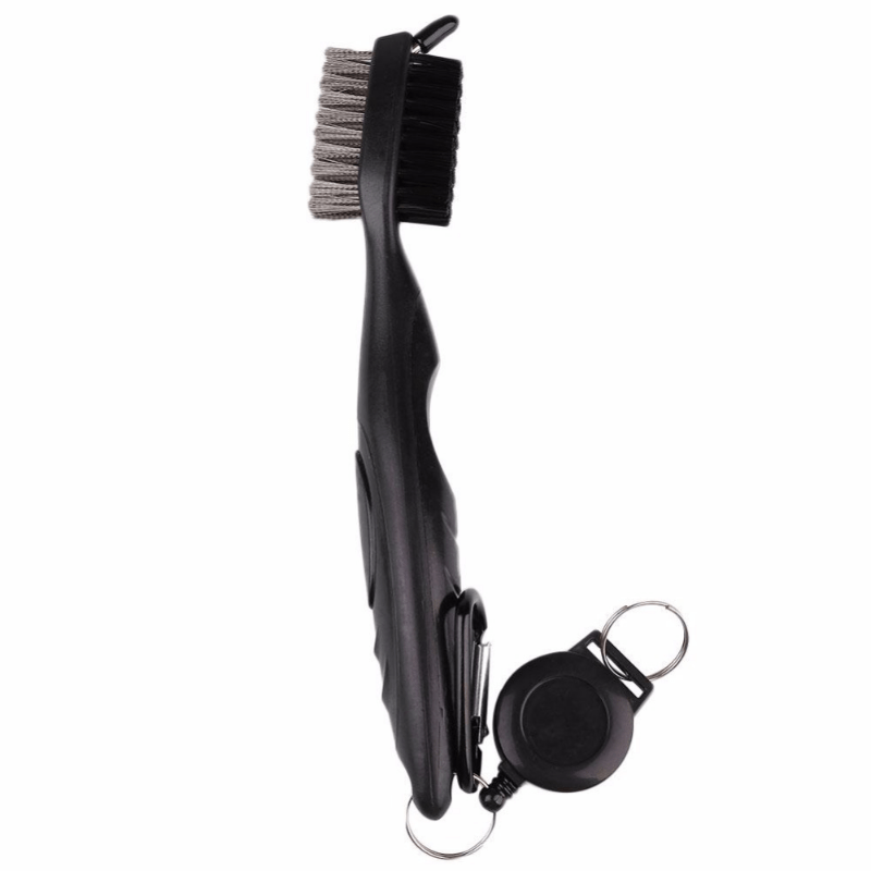 TEMU Dual-sided Portable Golf Groove Cleaning Brush - Essential Golf Accessories For Perfect Ball Spin And Accuracy