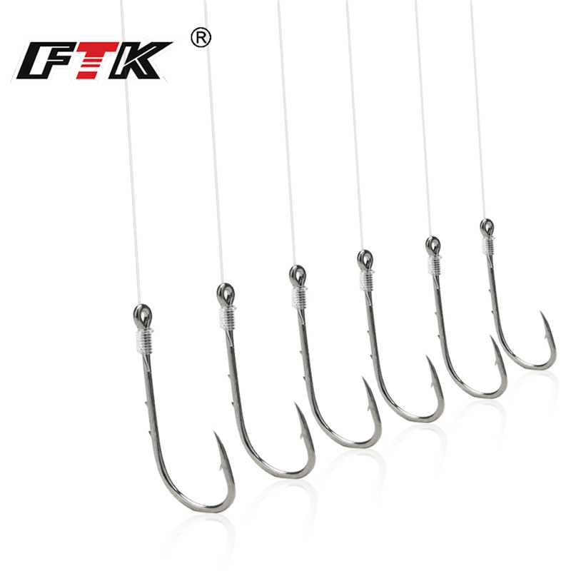 AMHDV Small Fishing Hooks with Line, Super Quick Penetration Fishing Hook  Tie Nylon Line (Pack of 20) (8#) - Yahoo Shopping