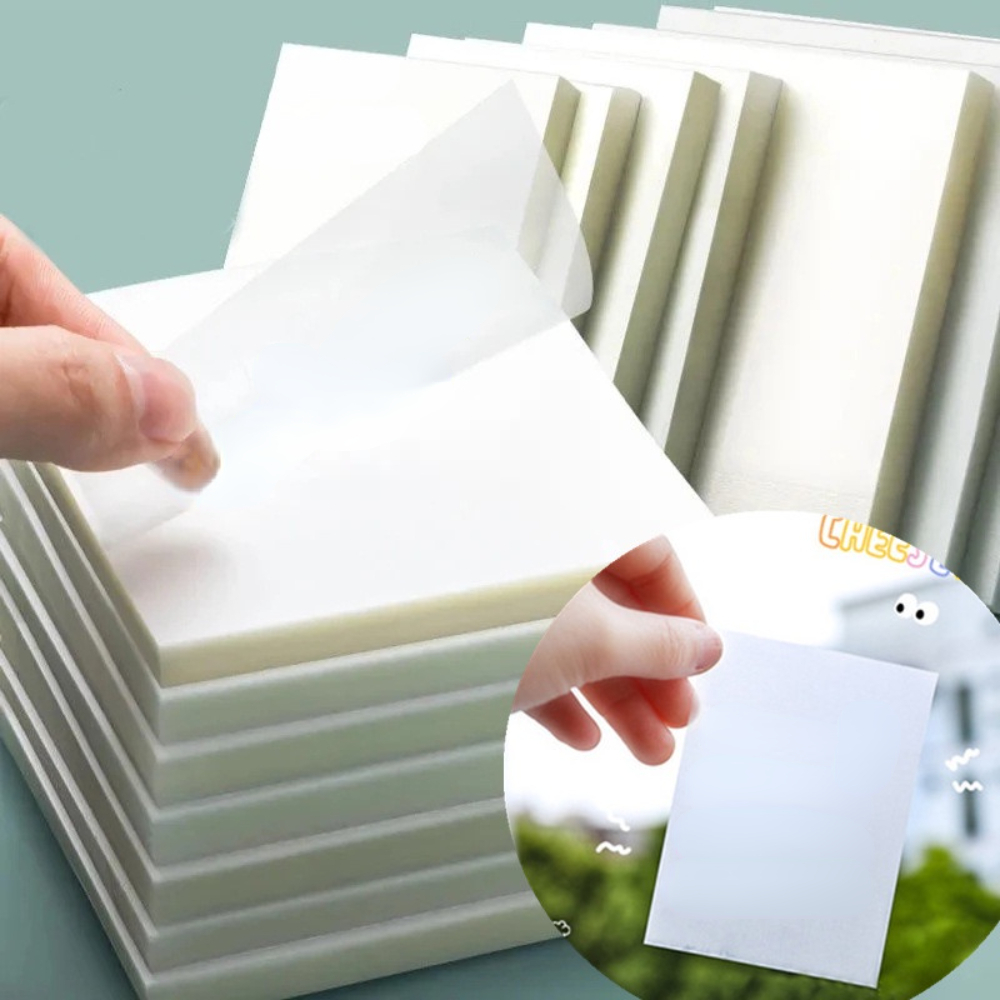 Waterproof Clear Transparent Sticky Notes Perfect For Home - Temu