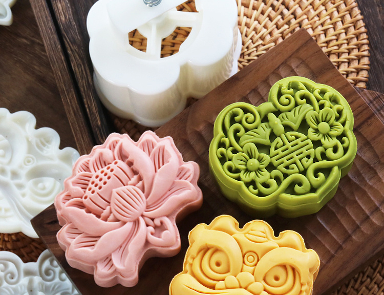 Mooncake Mold Lion Shaped Plastic Mooncake Moulds Diy Baking - Temu