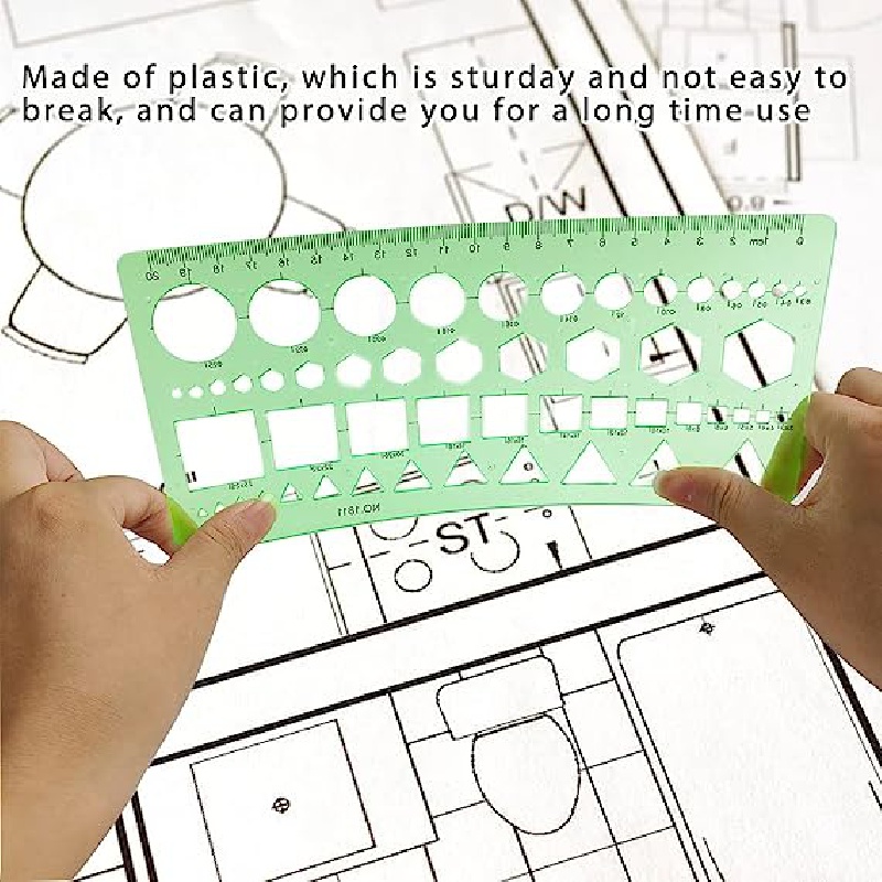  Circle Stencil Template Circle Ruler Drafting Stencils Art  Circle Drawing Tool Geometric Ruler Artist Circle Drawing Aid Tool for Art,  Both Office and School : Everything Else