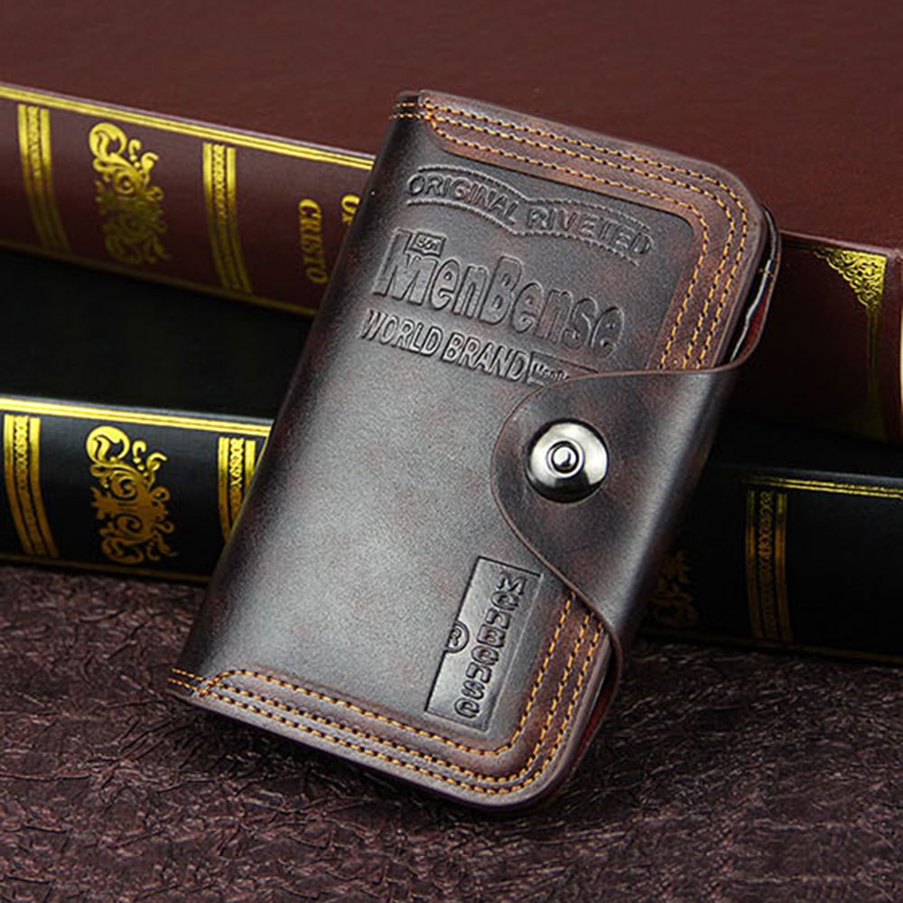 New Men Wallet,leather Short Male Purse With Coin Pocket Card Holder,trifold  Wallet Men's Clutch Money Bag Coin Purses - Temu