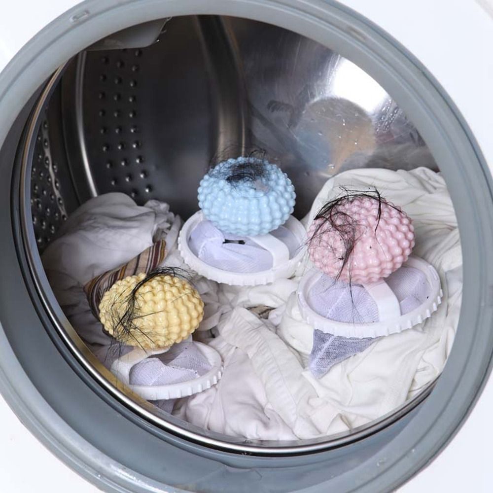Recogedor de pelusas para lavadora reutilizable, 3 uds., bolsa de malla para  pelusa, filtro de pelo, oso de fresa Electrónica