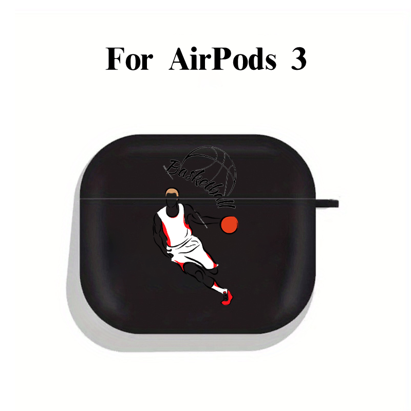 Black Basketball Graphic Pattern Headphone Clear Case For Airpods1/2,  Airpods3, Pro, Pro (2nd Generation), Gift For Birthday, Girlfriend,  Boyfriend, Friend Or Yourself, Transparent Anti-fall Silicone For Headphone  Case - Temu Australia
