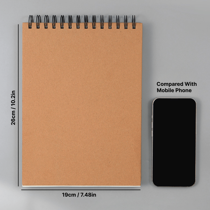 A4/A5 Sketchbook 80 Sheets Professional Thick Paper Spiral Notebook Art  School Supplies Drawing Notepad Gift