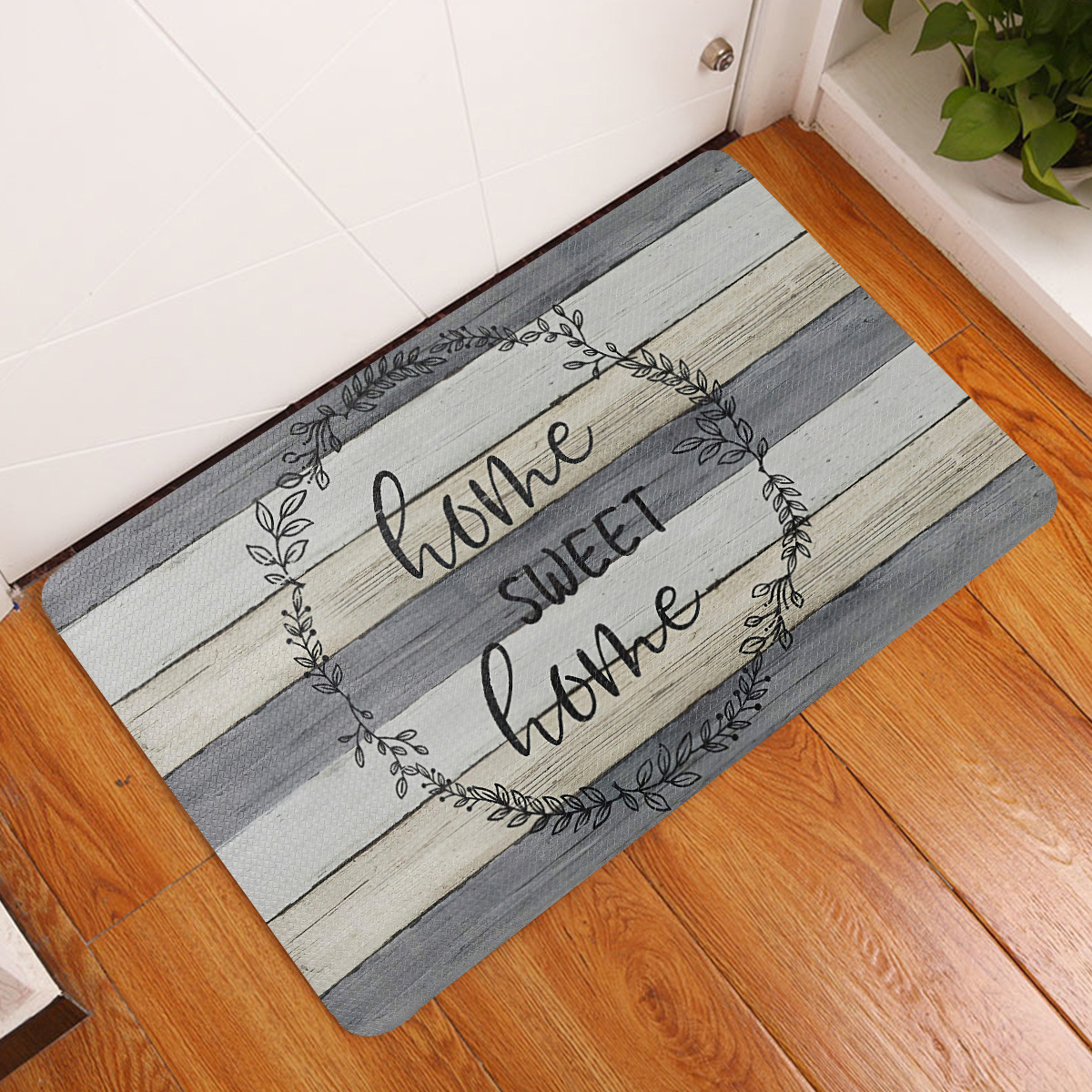 1PC Gris Madera Impresión Estera De Piso Para Cocina,Decoración De Moda  Moderna Alfombra Para Dormitorio,Corredor De Hogar Prevención De Caídas  Alfombra Suave,Letra Combinación Interior Bienvenida Mat,Runner Rug,  Bedside Rug,15.75x47.24inch - Temu