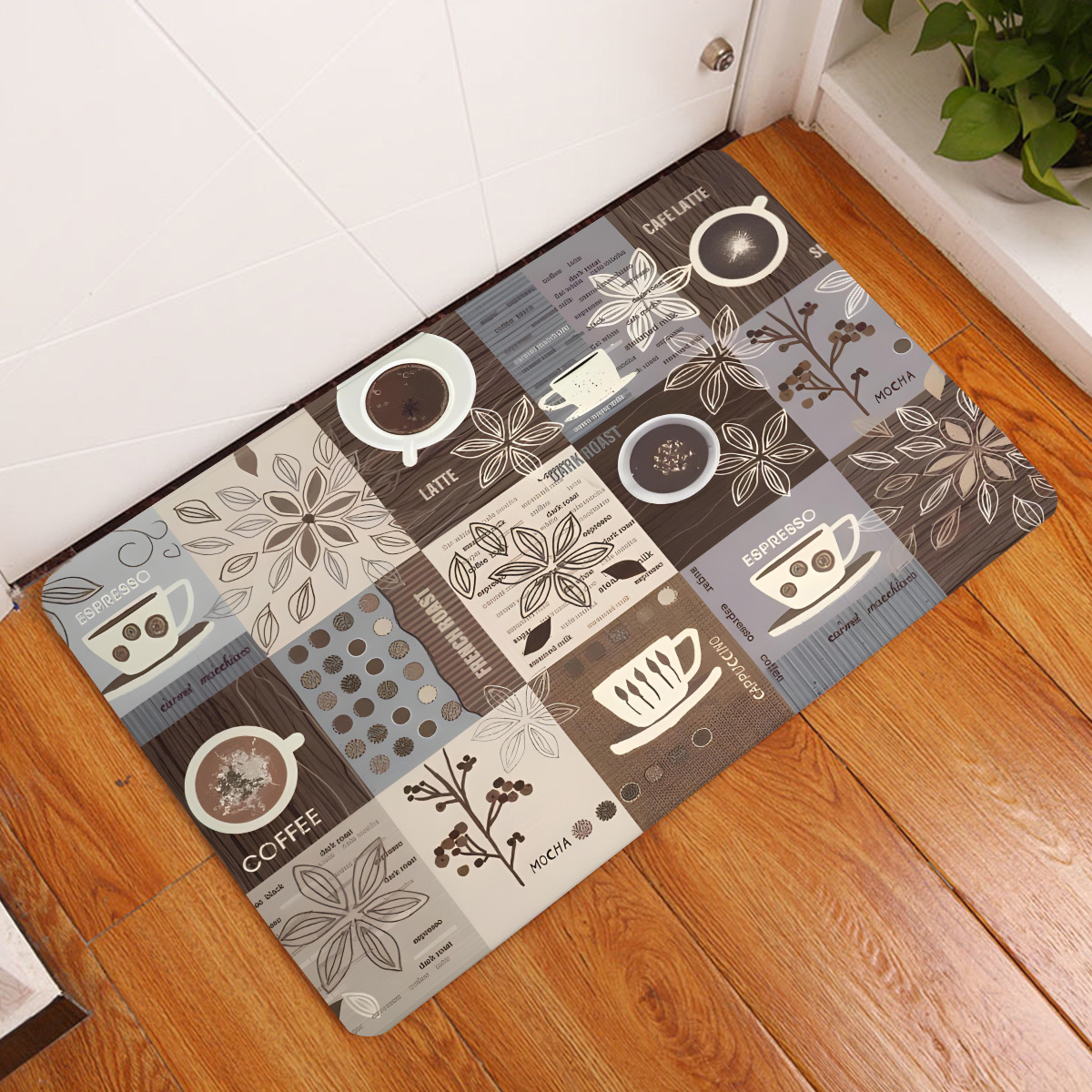 Kitchen Theme Anti Fatigue Kitchen Rugs, Vintage Absorbent Non Slip  Cushioned Rugs, Stain Resistant Waterproof Long Strip Floor Mat, Comfort  Standing Mats, Living Room Bedroom Bathroom Kitchen Sink Laundry Office Area  Rugs