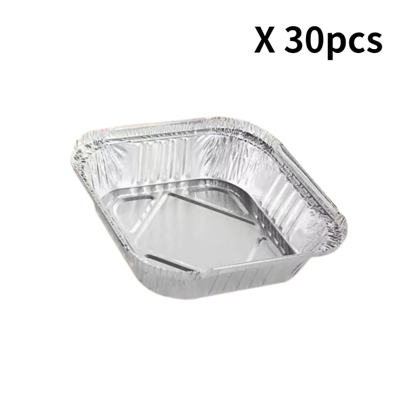 8x8 Aluminum Pans 30 Pack Disposable 8 Inch Square Foil Baking Pans Durable  Cake