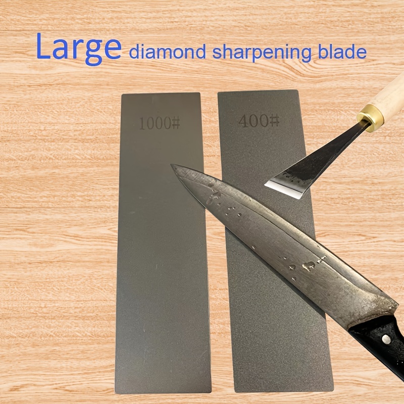 400#/1000# Double-sided Diamond Sharpener Sharpening Plate Knife Sharpener  Coarse And Fine For Kitchen Knife, Chisel, Axe, Ice Skating Blade,  Woodworking Tools - Temu