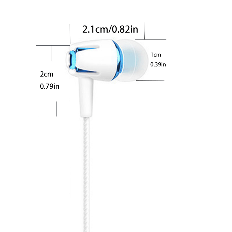 E18 In ear Earphone Wired Control Mobile Phone Earphone Temu