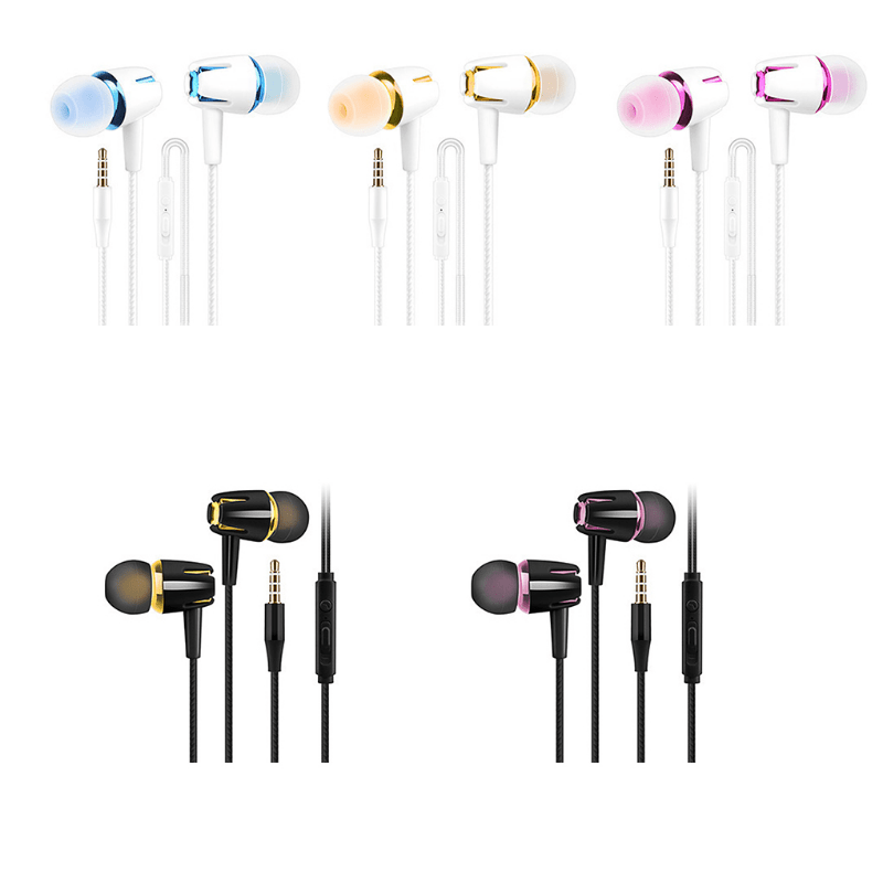 E18 In ear Earphone Wired Control Mobile Phone Earphone Temu New