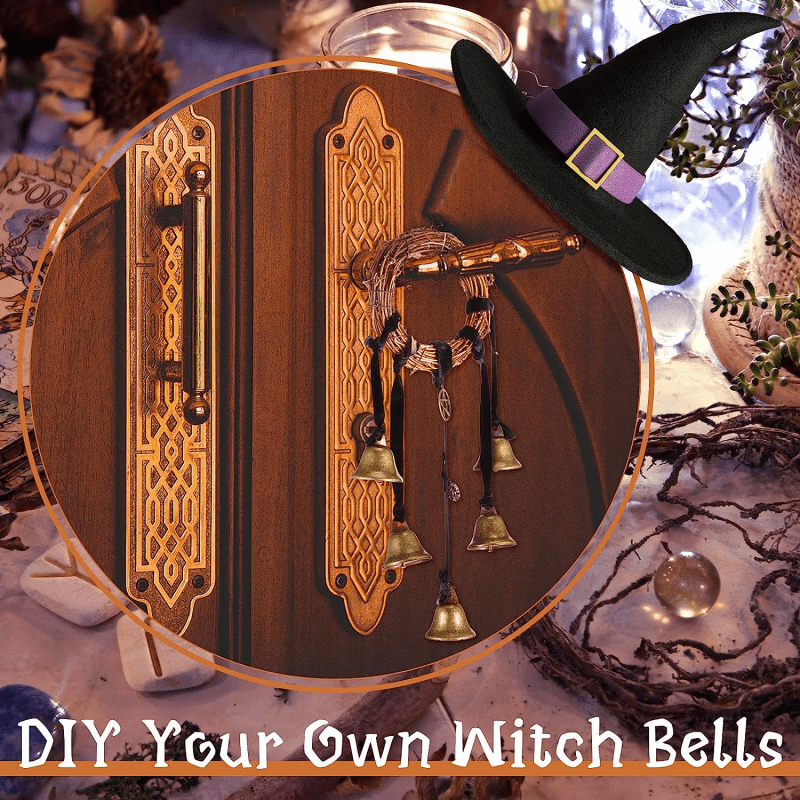 Mystical Witch Bells for Door Witchcraft Bells Supplies Wiccan Decor Altar  Bell