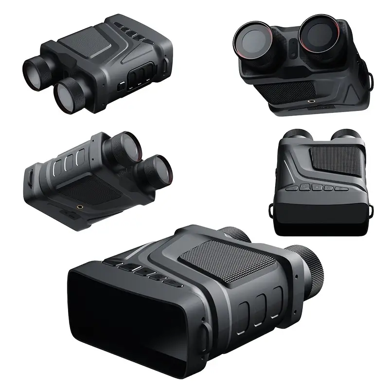 rechargeable night vision binoculars 850nm infrared hd 5x digital zoom telescope perfect for hunting camping surveillance details 0