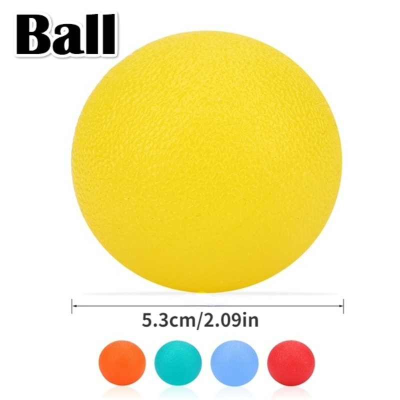 Pelota antiestrés para manos - Pelota de terapia de manos - Pelota de mano  para aliviar el dolor de artritis, tratamiento de fortalecimiento de manos,  alivio del estrés MFZFUKR CPB-DE-SSW159-1