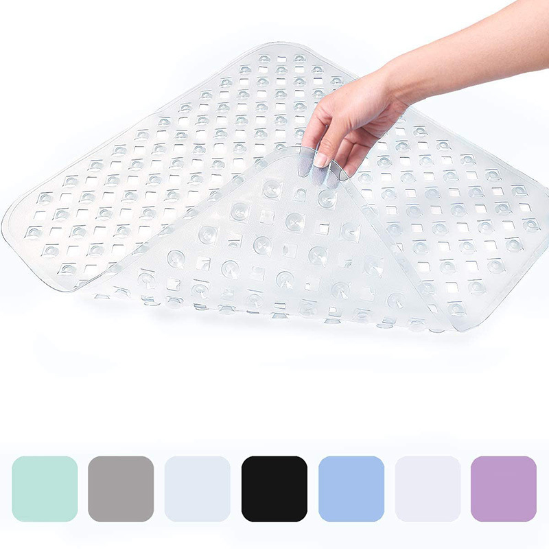 Bathtub Mat Non Slip Bath Mat for Tub Silicone Soft, Bath Tub Mat Non Slip  White