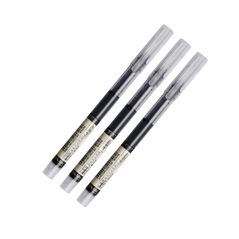 MUJI Gel Ink Ball Point Pen 0.5mm Black Color 10pcs