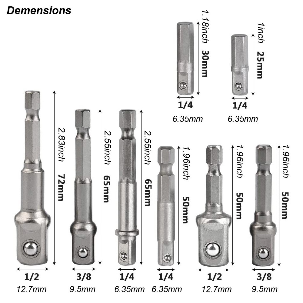 Socket driver adapter discount set