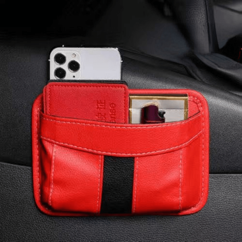 Multifunctional Car Phone Storage Net Bag Car Storage Car Supplies Car  Storage Bag Storage Box Miscellaneous Box Convenient And Practical