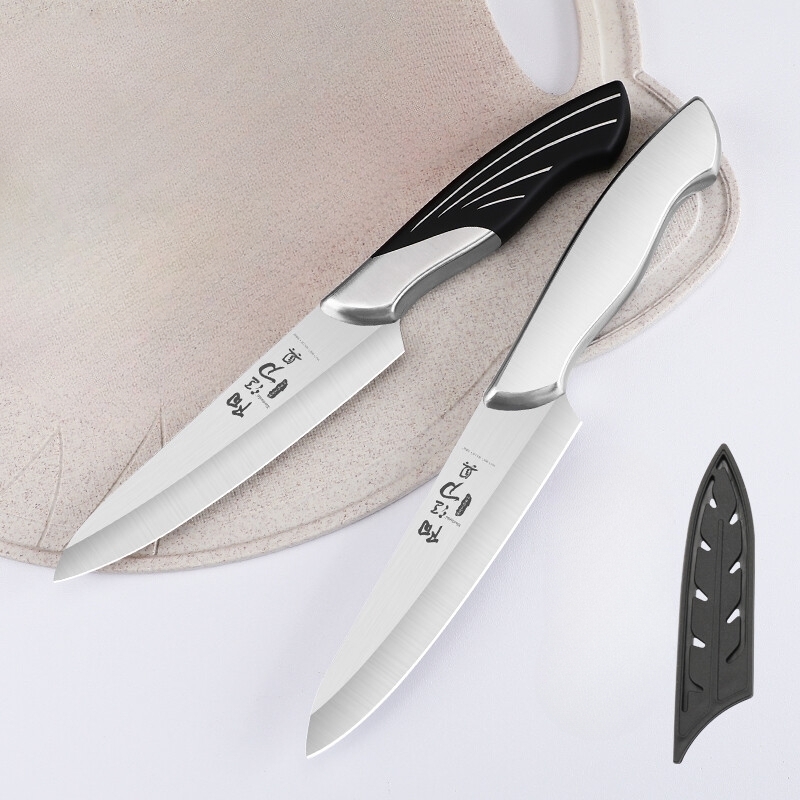 8 Piece Paring knife, 4PCS Paring Knives & 4PCS Knife Sheath, Fruit and  Vegetable Knife, Ultra Sharp Kitchen Knife, German Steel Pairing Knife With