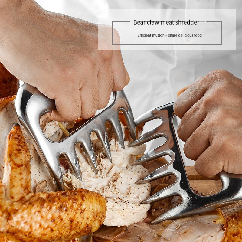 Ultra-sharp Stainless Steel Cooked Food Slicer - Easily Lift